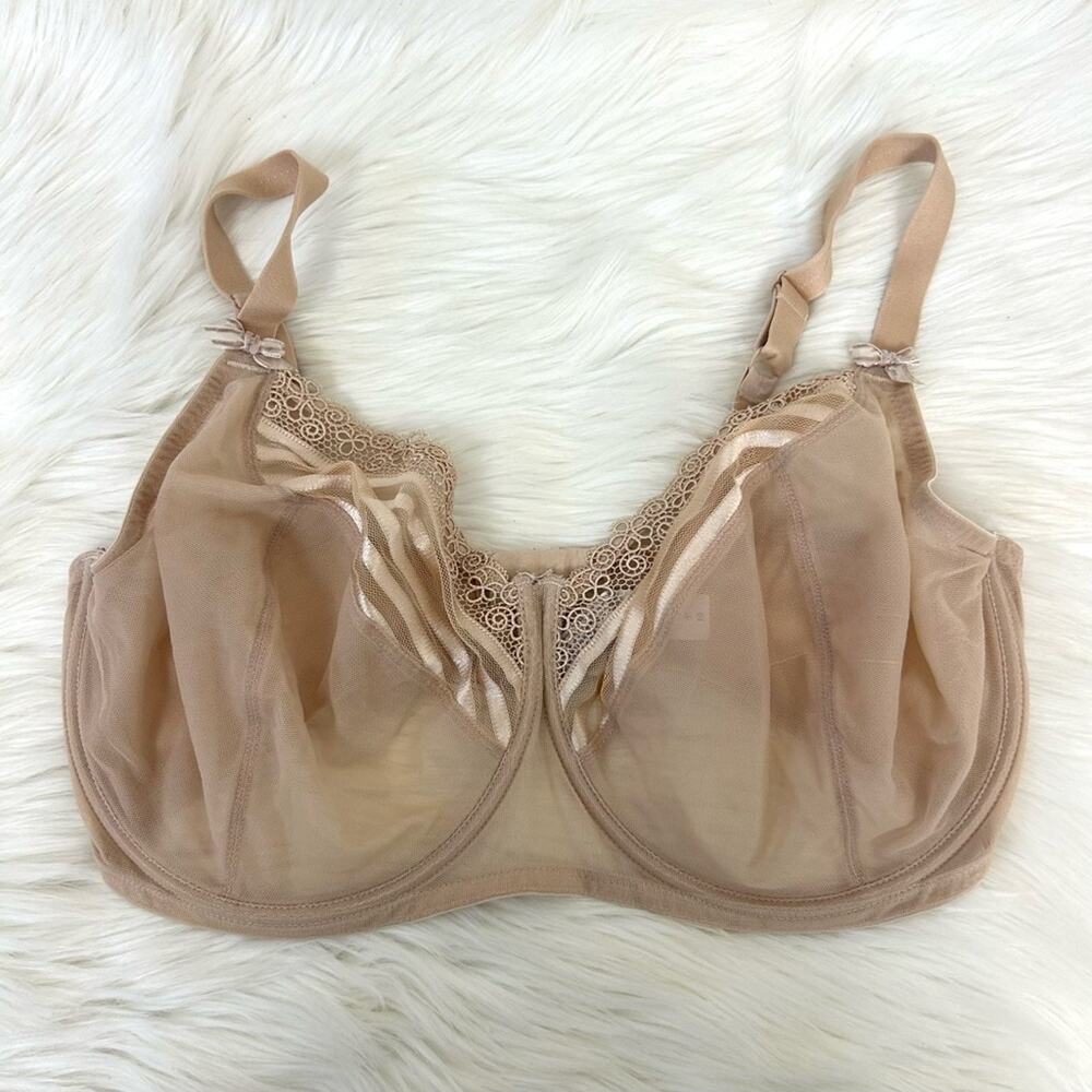 Wacoal Nude Sheer Mesh Underwire Bra Size 40G